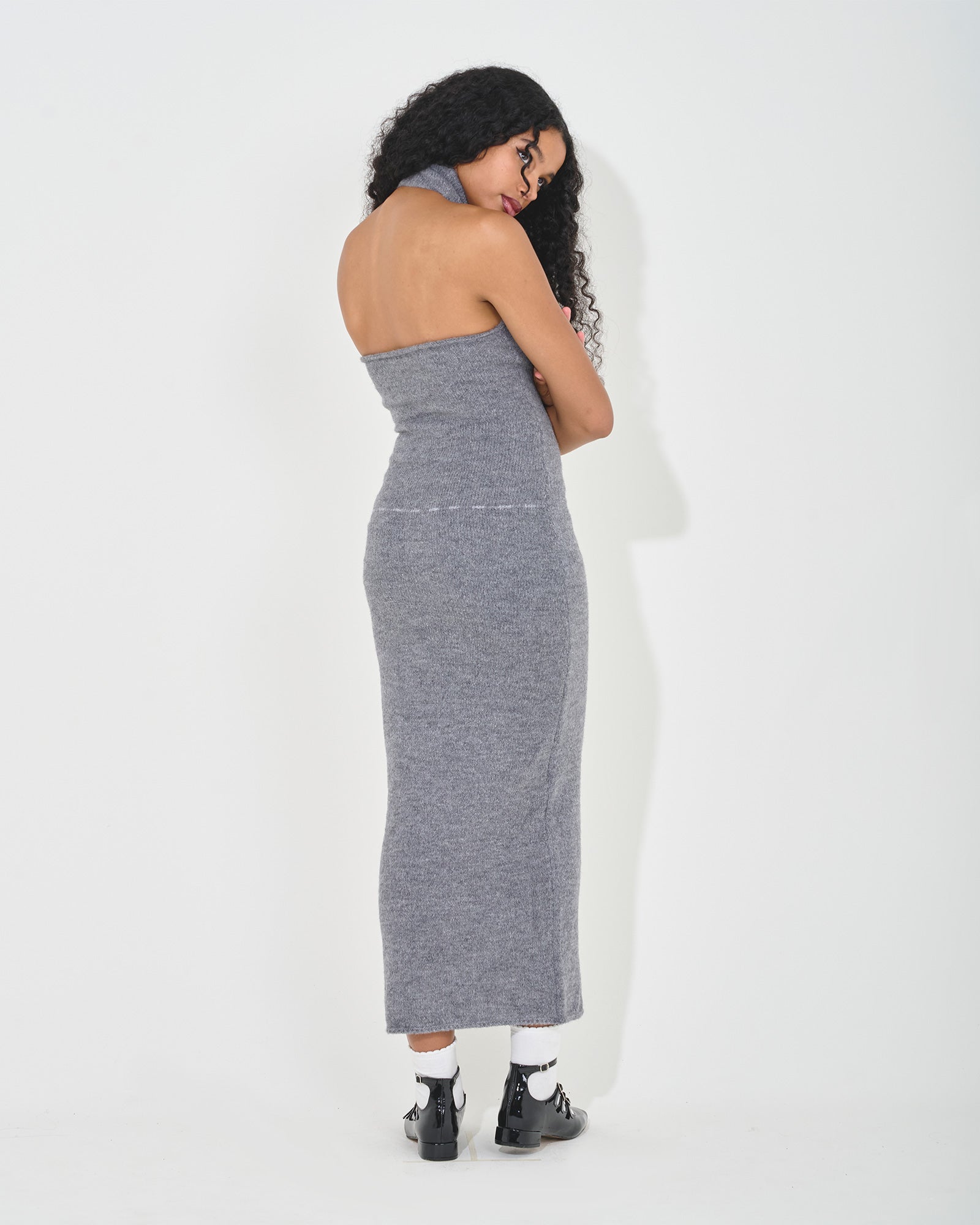 Sable Sonnet Knit Maxi Dress